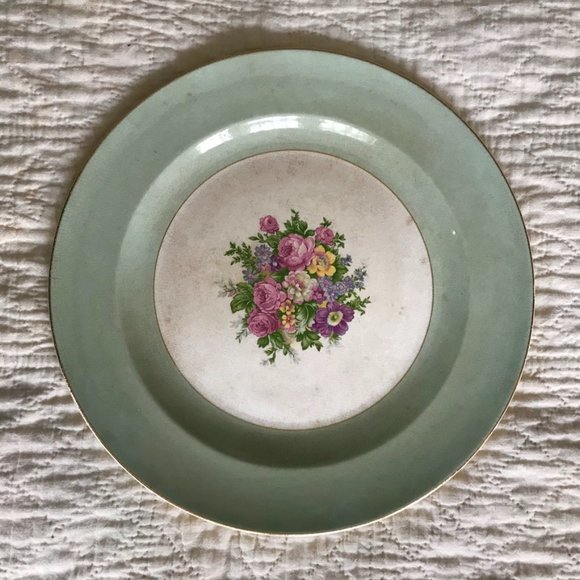 Vtg French Saxon Dinner Plate - Picture 1 of 4